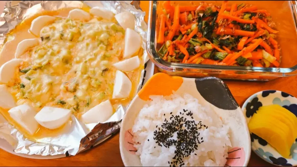 たらのみそチーズ焼き定食|ぴくるすさん