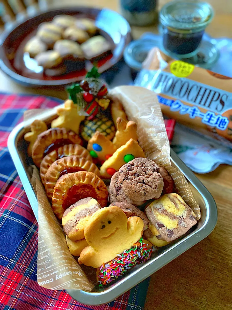 切って丸めて焼くだけの手作りクッキー生地モニター品で🎄|shakuyaku33443344さん