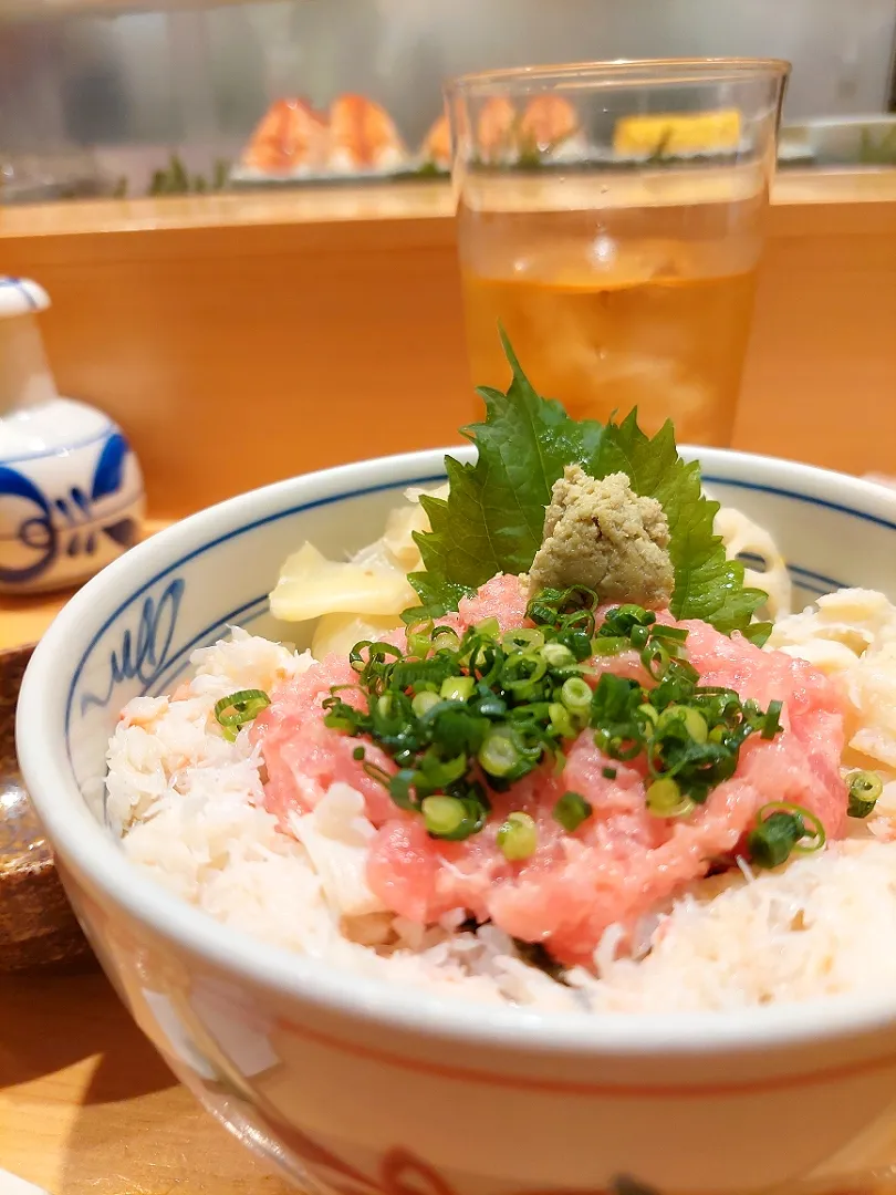 かにばらネギトロ丼|しあるさん