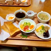 Snapdishの料理写真:喫茶モーニング(′22.6.4)|ち〜おんさん