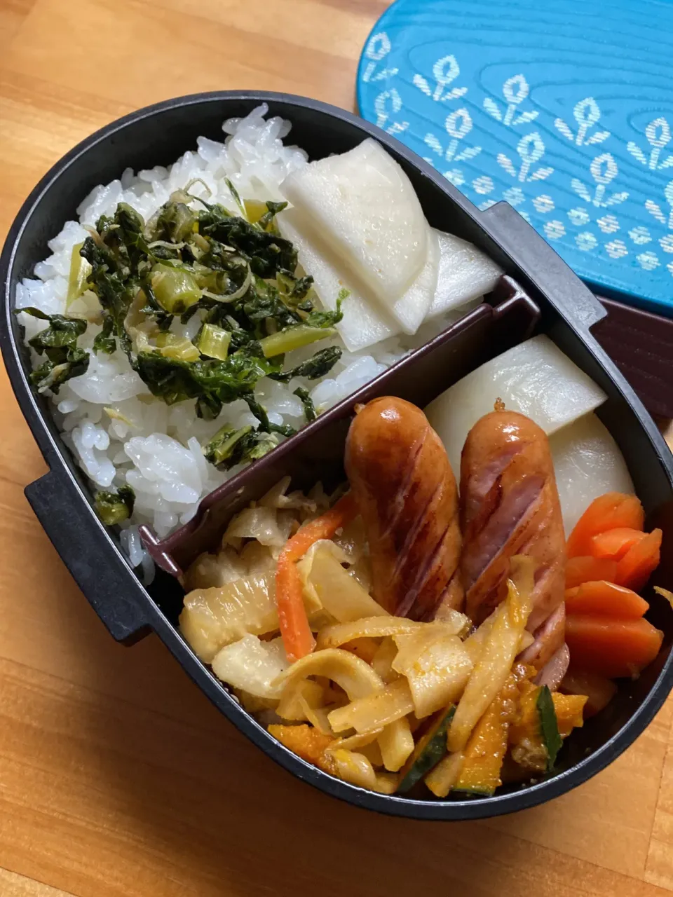 Snapdishの料理写真:ウインナー弁当|aru_sakazakさん