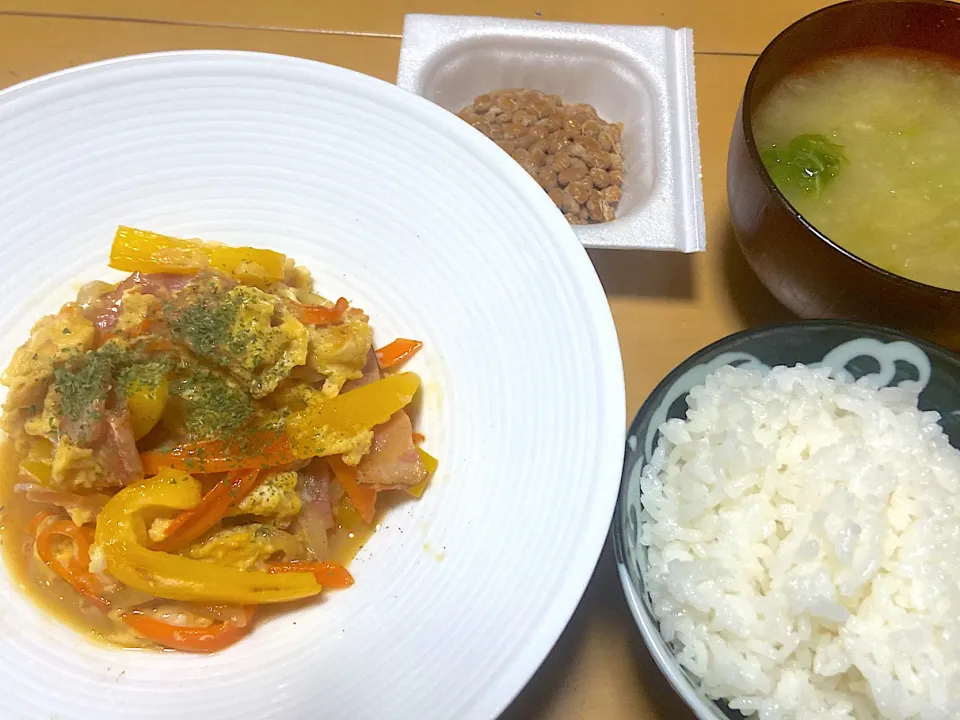 今日のシンプル朝ごはん|サチ😊さん