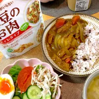 Snapdishの料理写真:大豆のお肉カレー|hina＊管理栄養士さん