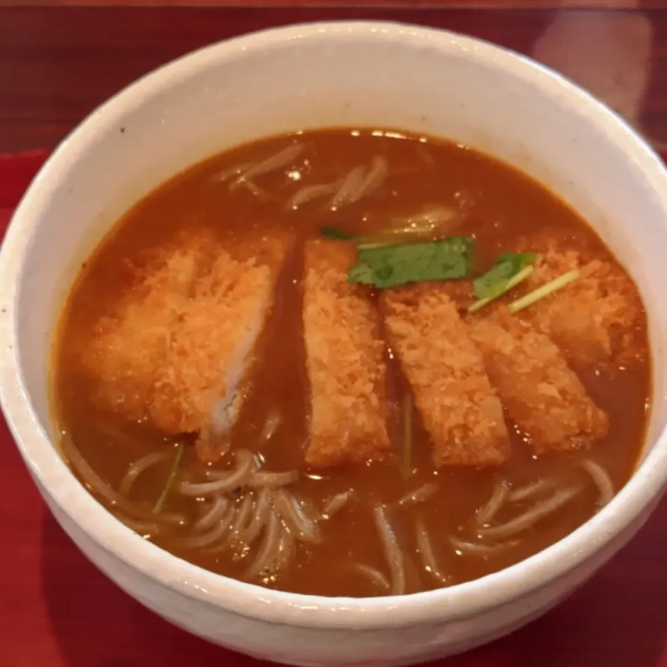 カツカレー蕎麦|アクちゃんさん