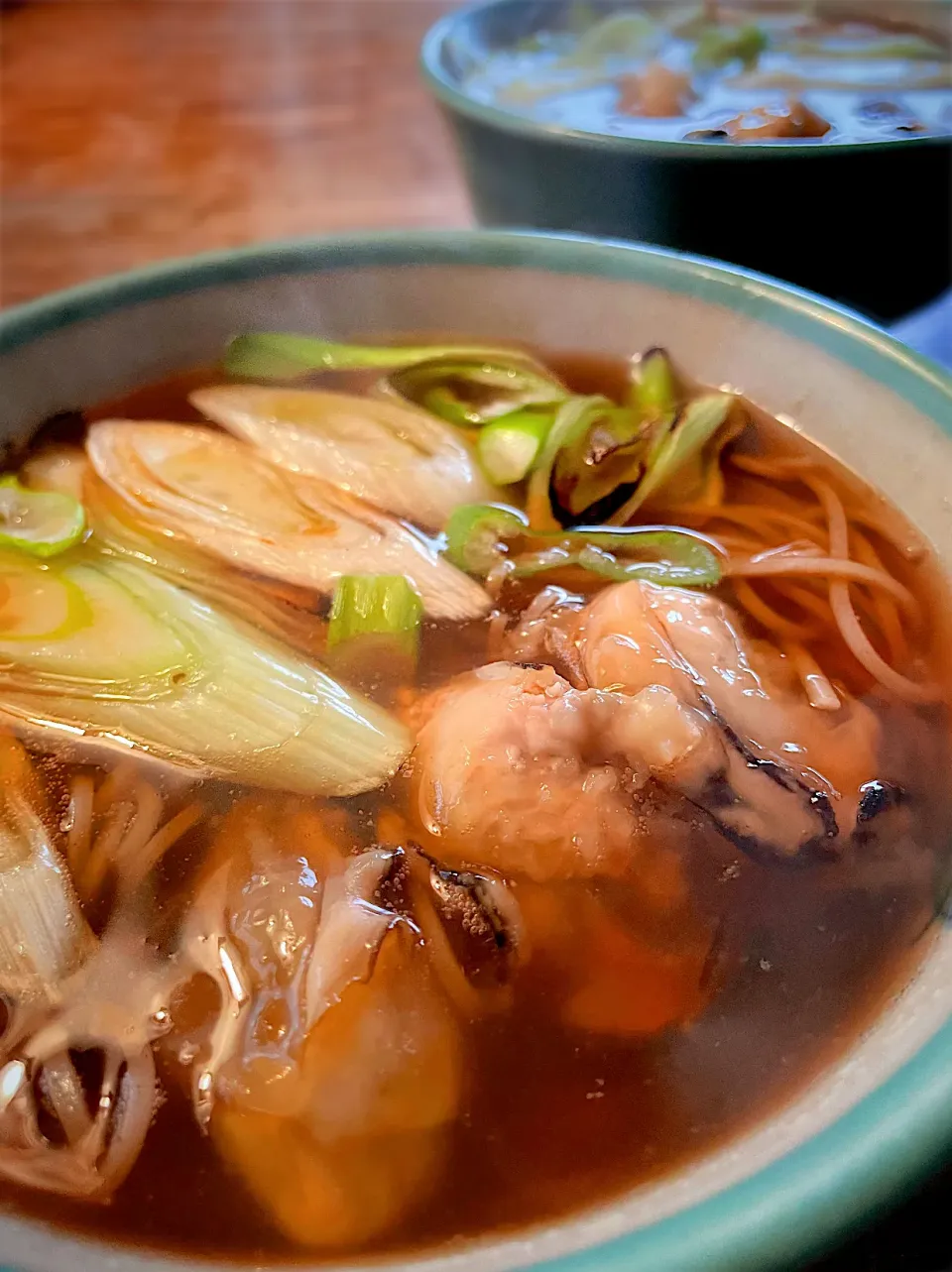 休日のお昼ごはん・牡蠣蕎麦|akiさん