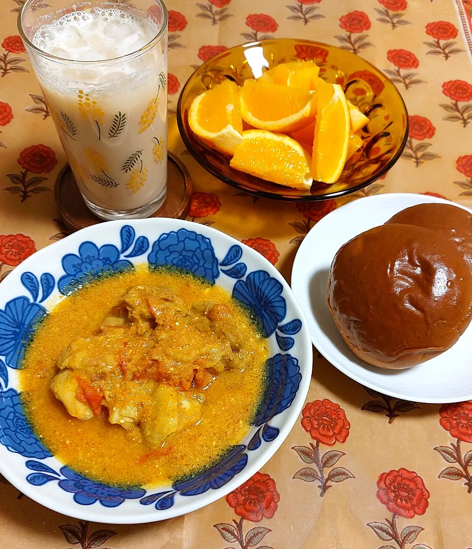 レンチン！チキンカレー🐔|きつねさん