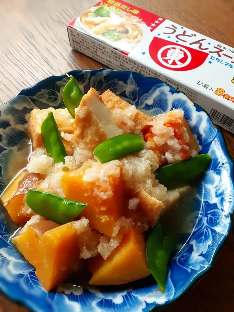 うどんスープで🎶
南瓜🎃と厚揚げのみぞれ煮|fumfumさん