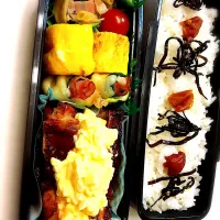 Snapdishの料理写真:高校生の息子お弁当|konaさん