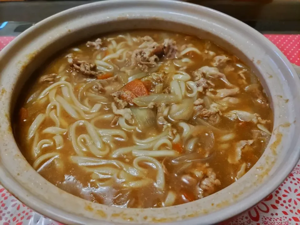 Snapdishの料理写真:土鍋でカレーうどん
作り過ぎですw|kamekameさん