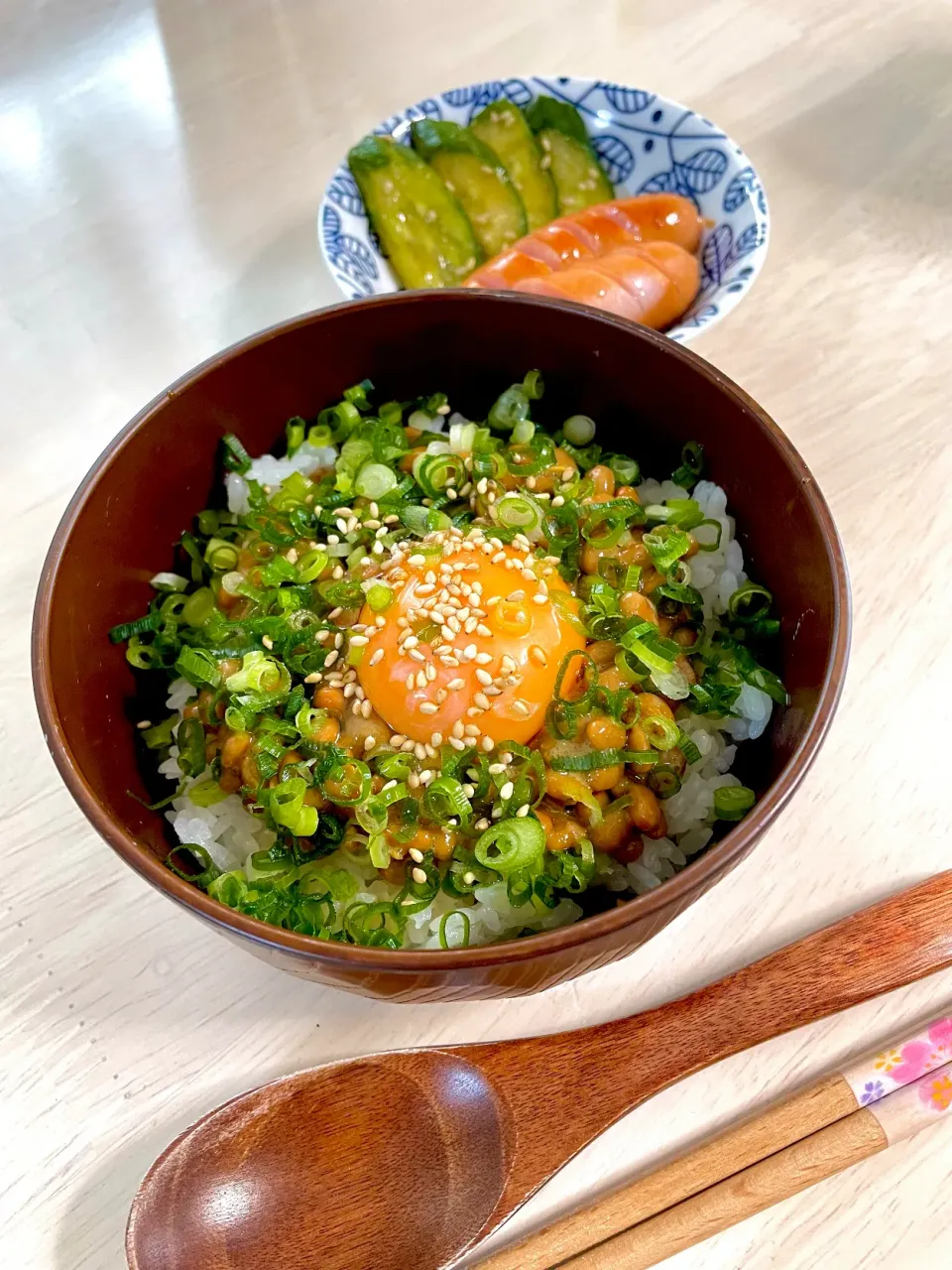 Snapdishの料理写真:納豆丼|＊.｡.＊ yükinaﾟ＊.｡.＊さん