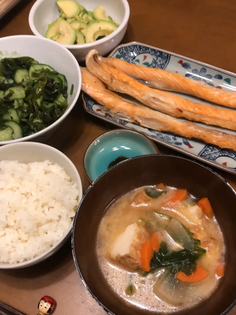 Snapdishの料理写真:焼き魚定食の夕ご飯|masaさん