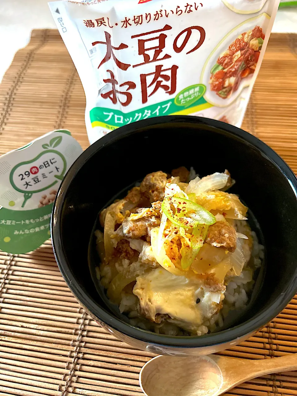 大豆ミートで作った親子丼|Megさん