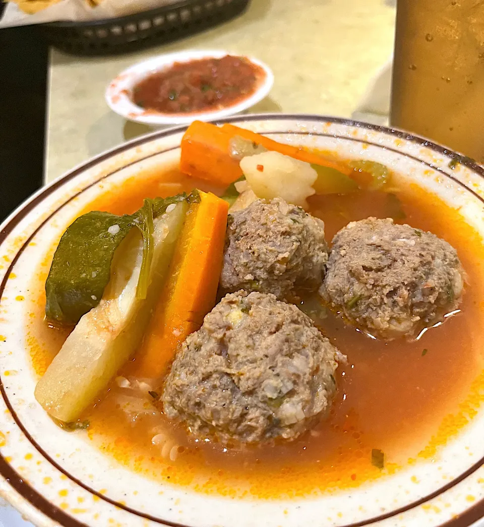 Albondigas soup-meatball soup|🌺IAnneさん