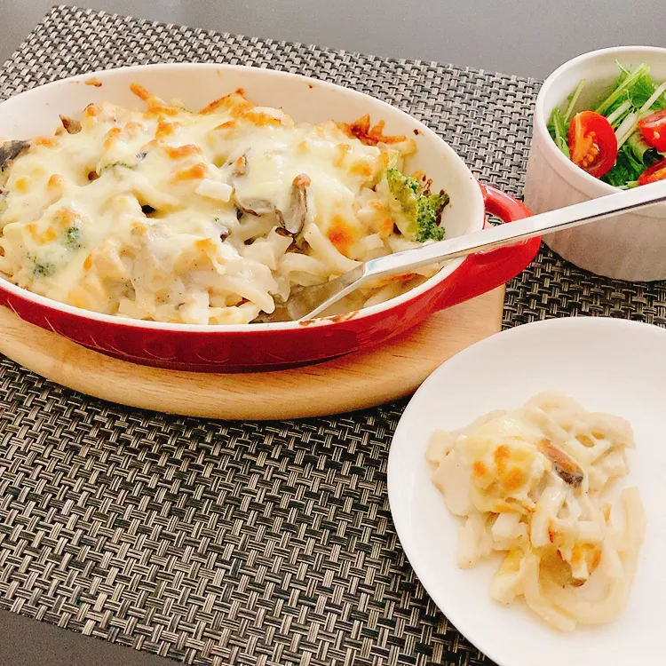 うどんスープで、うどんのグラタン♪|fai家の暮らしさん