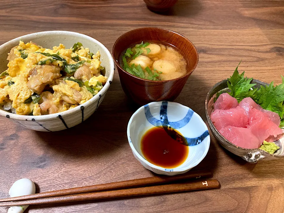 親子丼、まぐろ|satakeさん