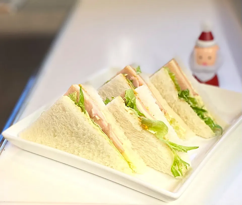 カレーマヨのサンドイッチ|かっちゃん杉さん