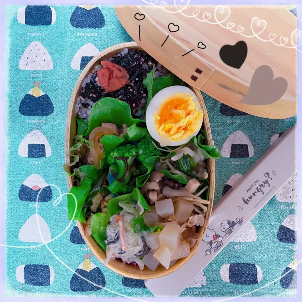 １２／７ ｗｅｄ 豚の生姜焼き弁当🍴|rinaronarさん