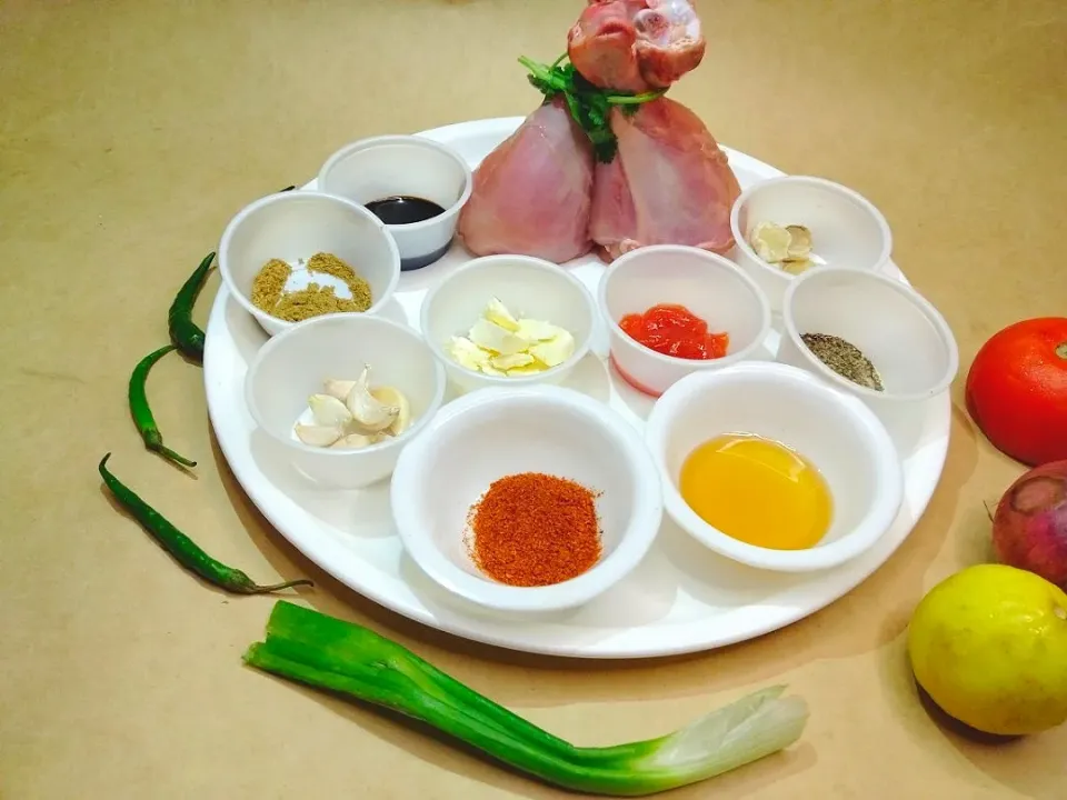 Chicken and ingredients|Mrs.Tandoori Channelさん