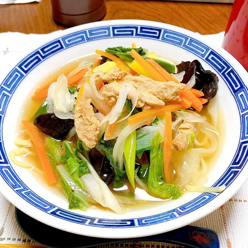 大豆お肉de野菜たっぷり喜多方ラーメン|akkoさん