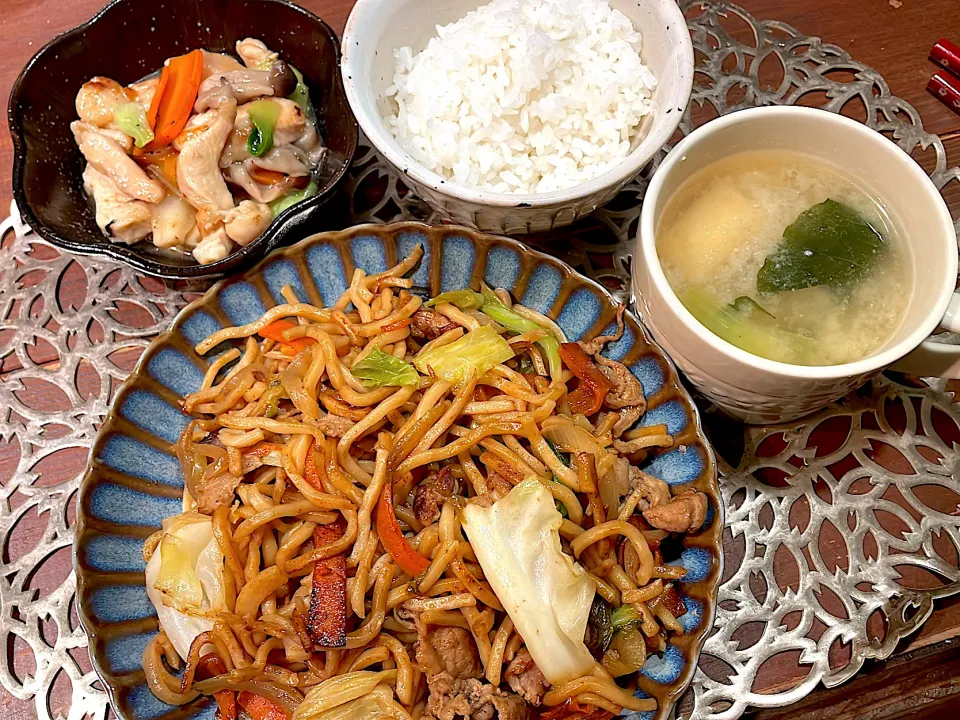 だし焼きそば定食|hitomiさん