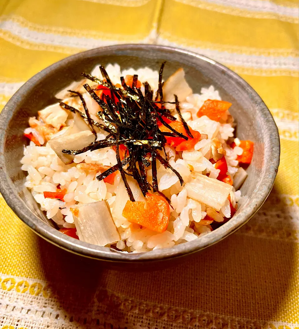 ヤマサこれうま!!つゆで作る鶏ゴボウご飯|太田アキオさん