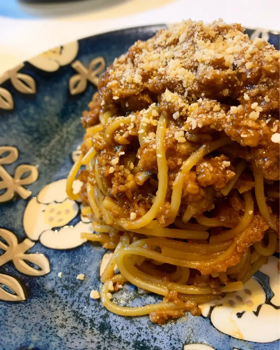 Snapdishの料理写真:大豆ミートでポロネーゼ🍝|みっこちゃんさん