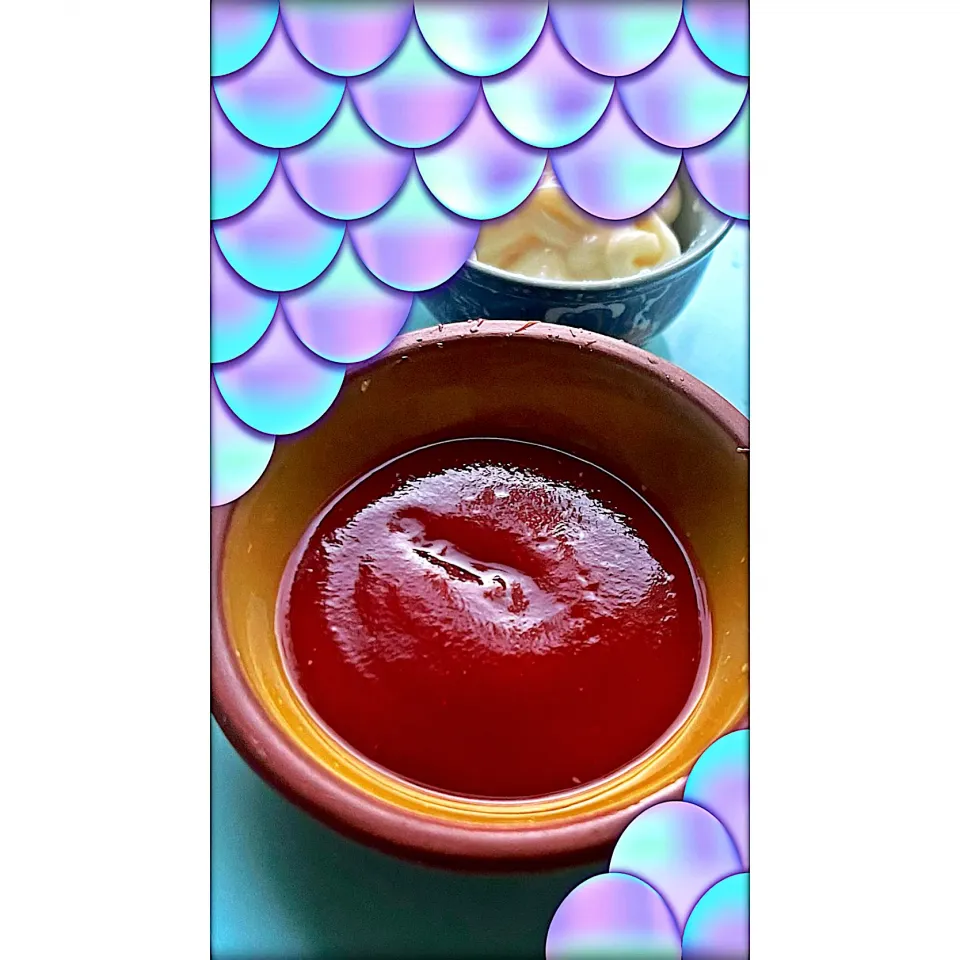 Snapdishの料理写真:Ketchup Dip Food|dina2023さん