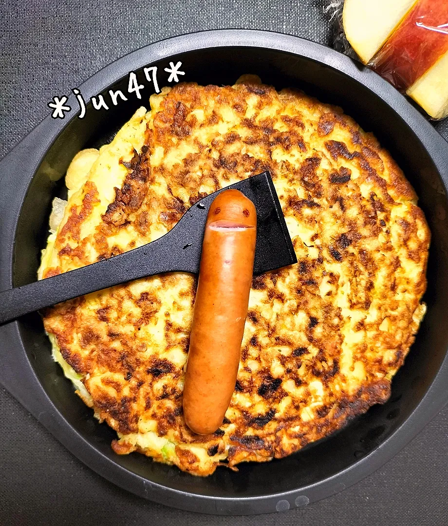 本日のゆる弁□　お好み焼き弁当　20221108|jun47さん