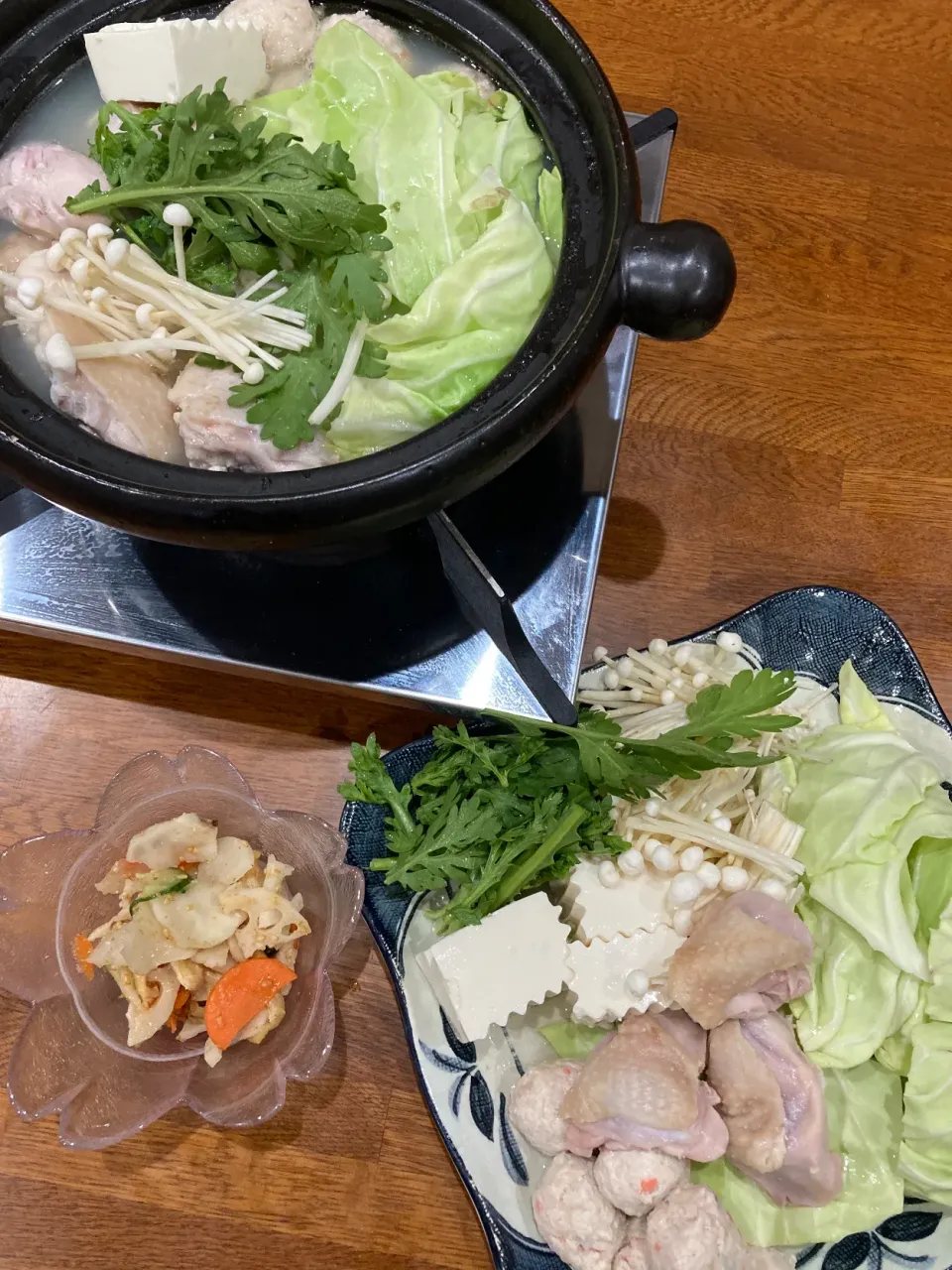 博多風 鶏の水炊きで晩ご飯🍲|sakuramochiさん