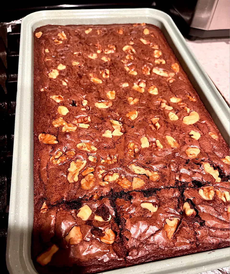 Walnut brownies|🌺IAnneさん