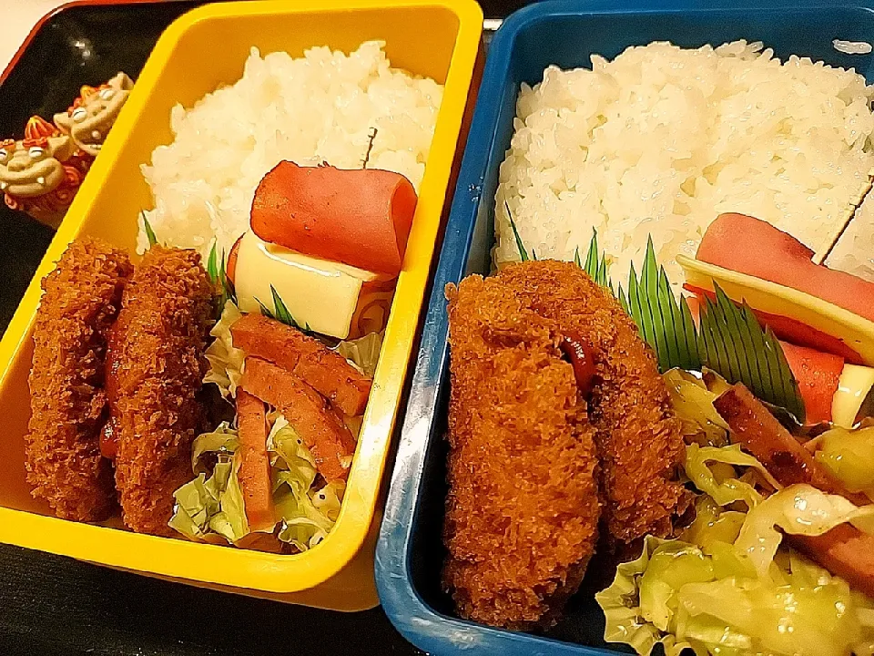 夫弁当、息子弁当|みどりさん