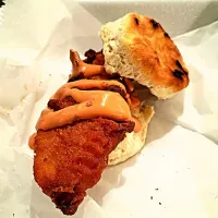 Snapdishの料理写真:Cajun Fish Biscuit|George Drakeさん