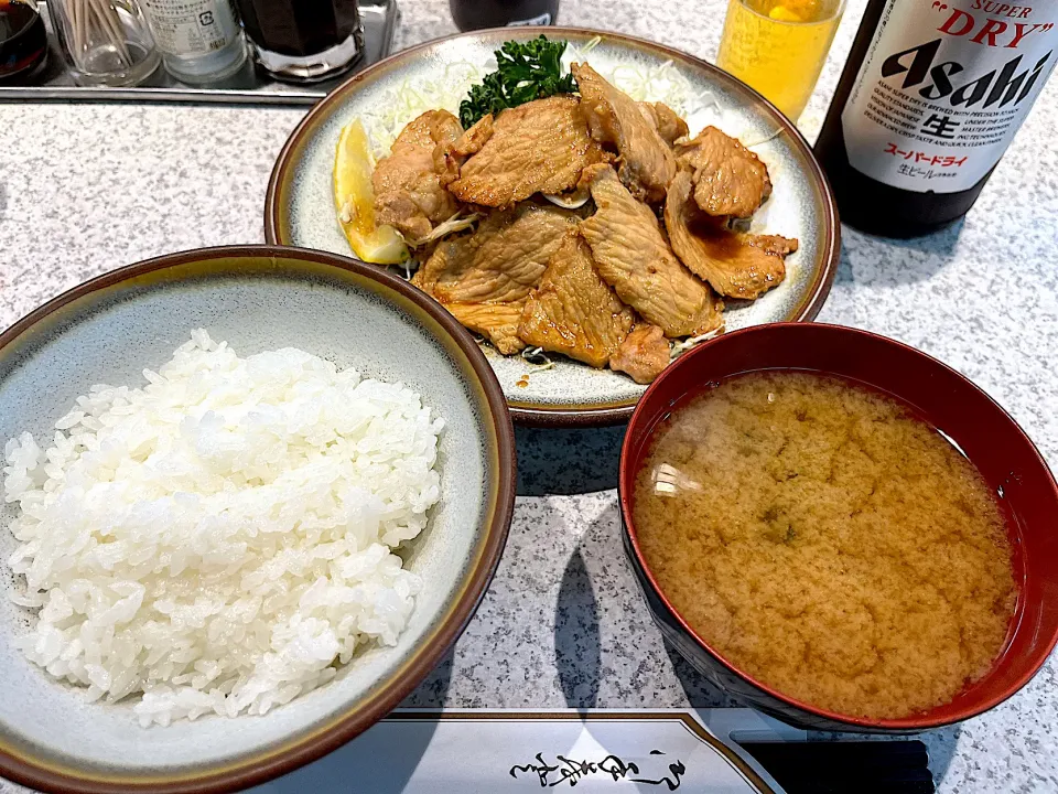 街の洋食屋さんの生姜焼き定食|須佐 浩幸さん