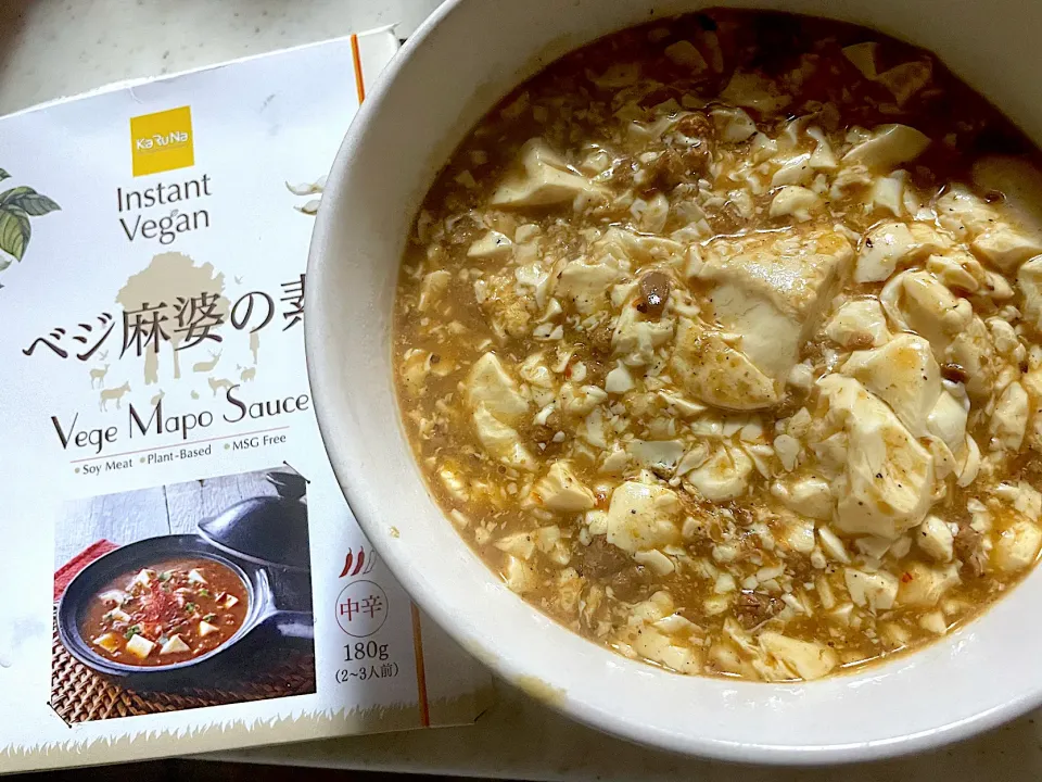 ベジ麻婆豆腐の元で作りました！|ころりんさん