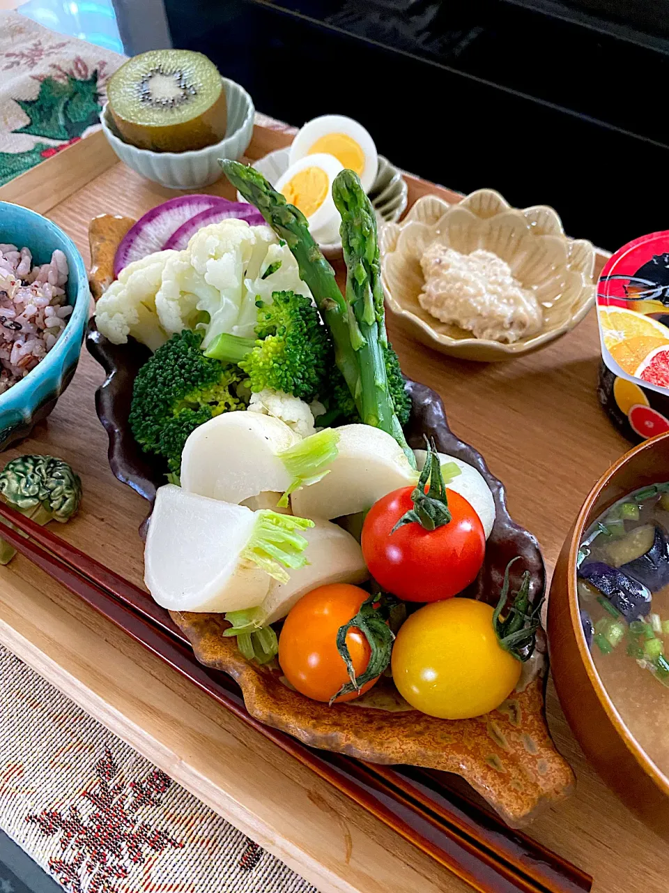 ホットサラダ🥗お野菜盛り盛り〜🥦|ゆかりさん