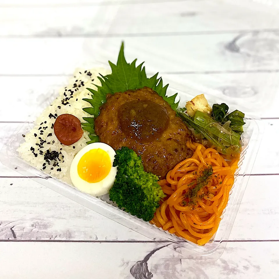 Snapdishの料理写真:旦那弁当 おろしハンバーグ|mnkさん