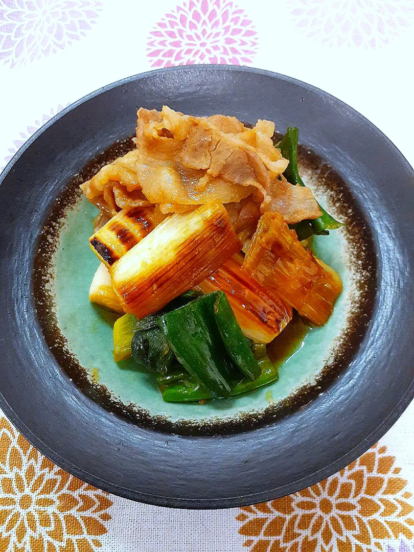 🔷下仁田葱と豚バラの甘辛煮🔷|@きなこさん