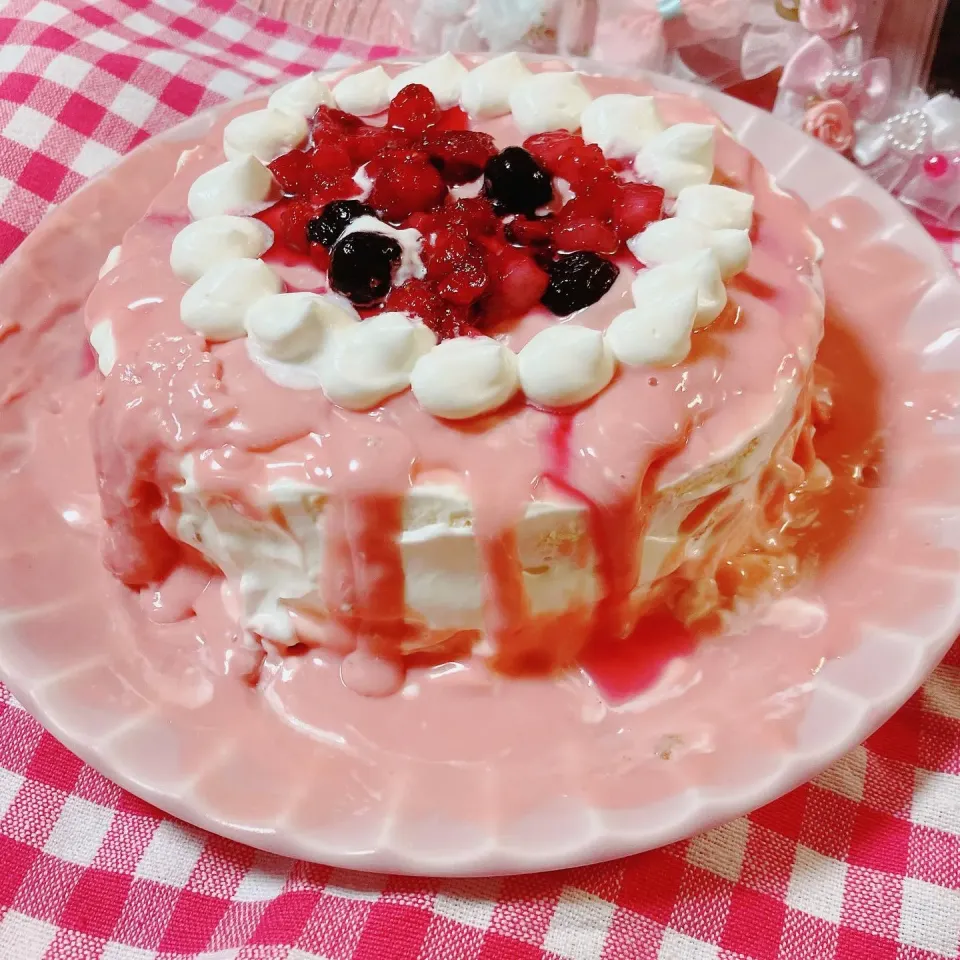 ドリップケーキ🎂|めいちさん