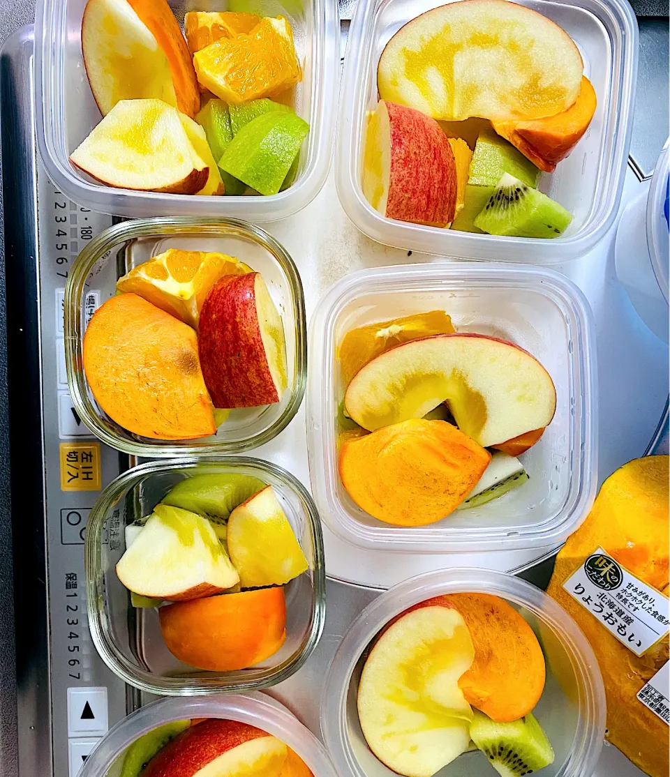 1週間分のカットフルーツ|hmさん