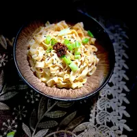 Scallion Noodles with peanut sauce|chimpmunkeeさん