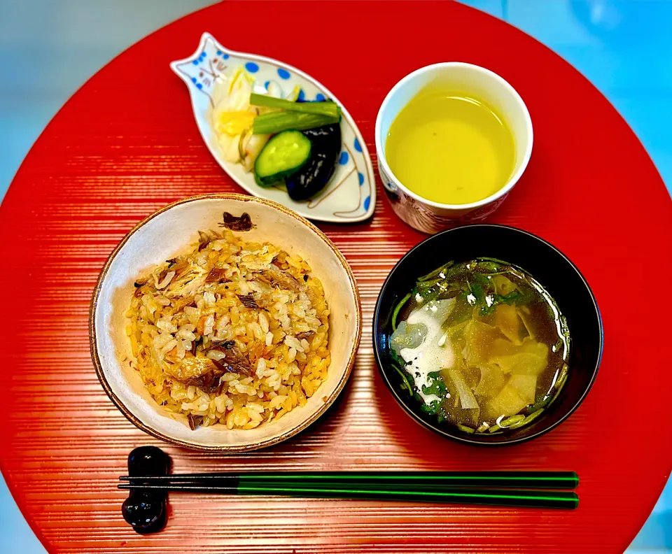 金華さばご飯と湯葉吸い物|にゃあ（芸名）さん