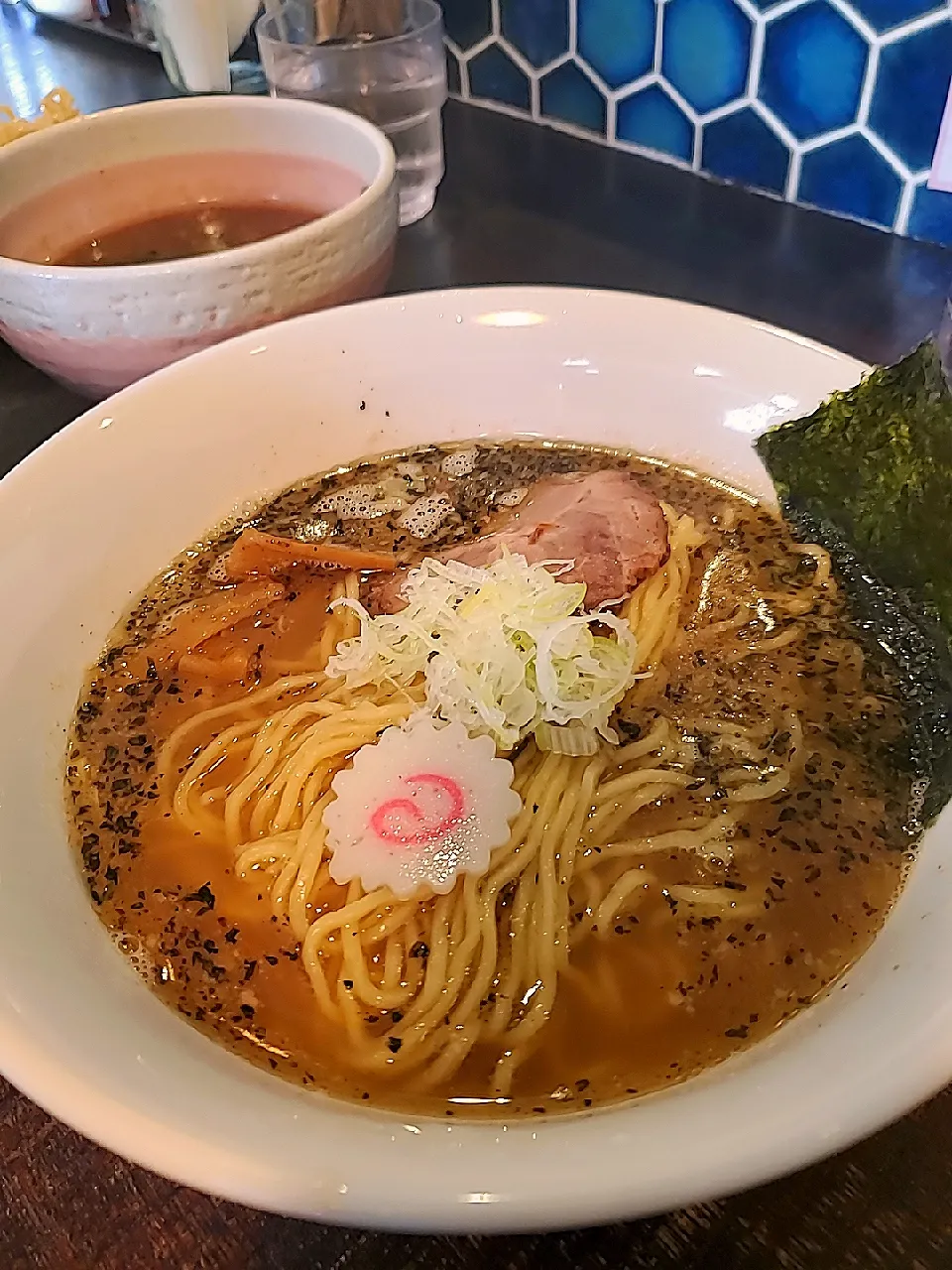 Snapdishの料理写真:醤油つけめん|Blue skyさん