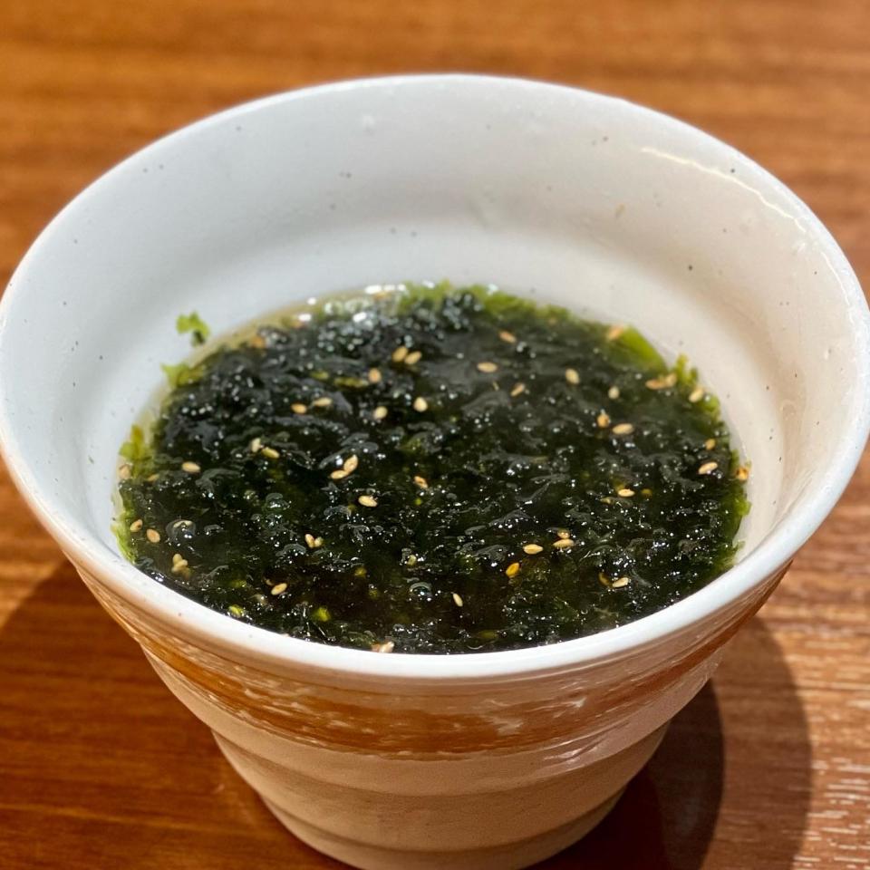 焼肉の和民　国分寺南口店　韓国海苔スープ