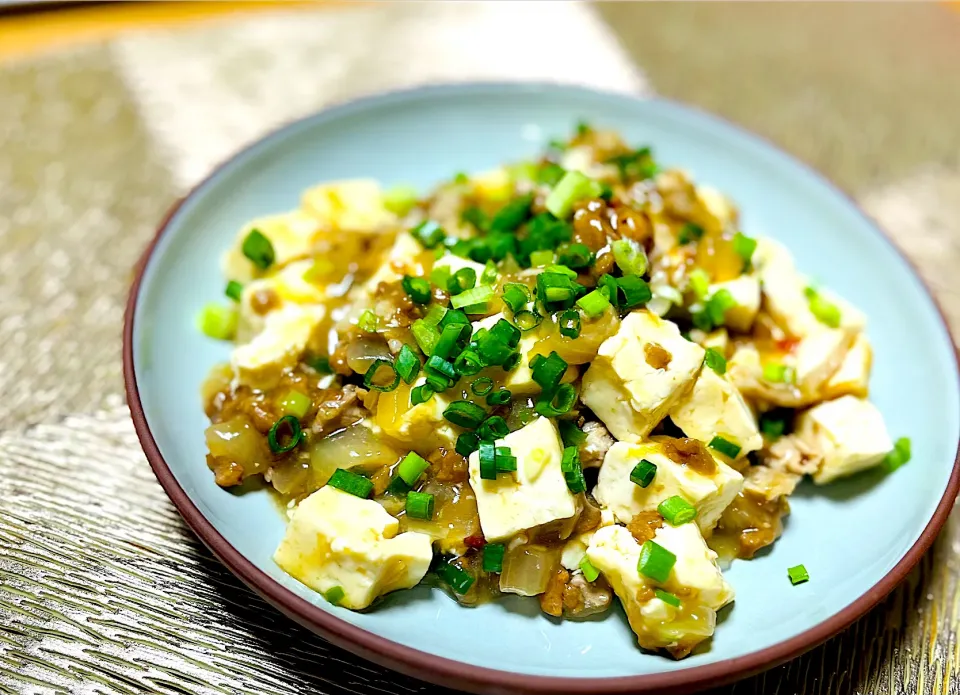 大豆ミート　そぼろでダブル大豆麻婆豆腐！|はなさん