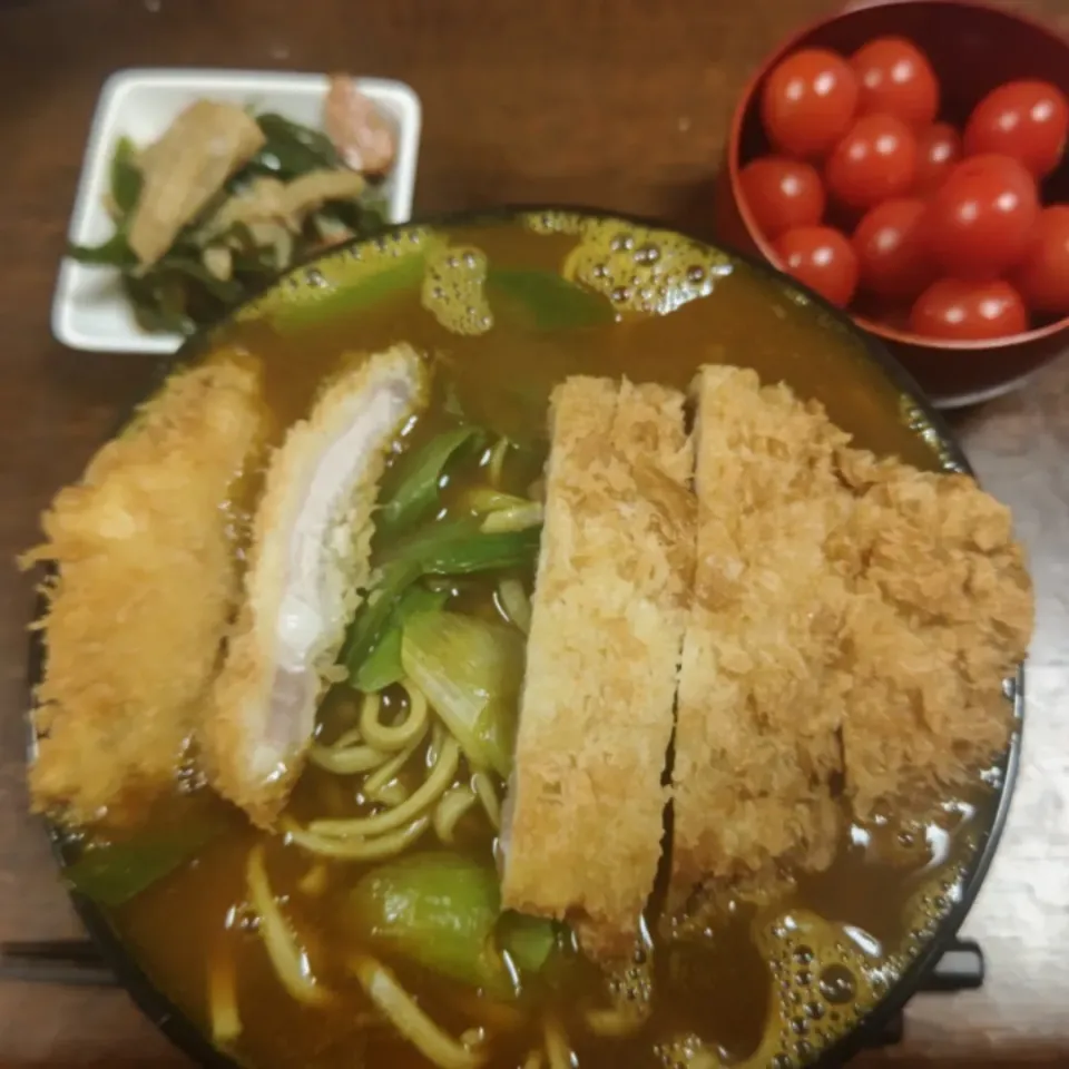 カツカレー蕎麦|アクちゃんさん