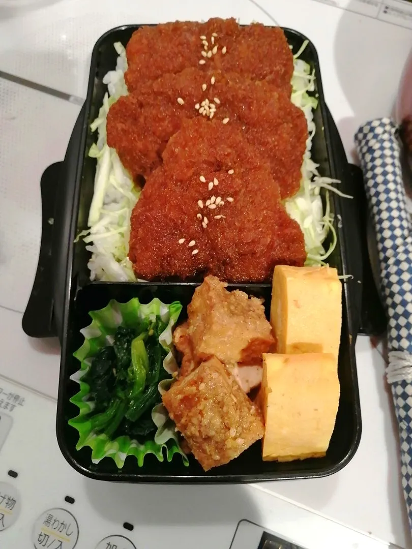 Snapdishの料理写真:ソースカツ弁当|きゅーさん