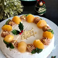 Snapdishの料理写真:マロンのクリスマスケーキ|Figgaroさん