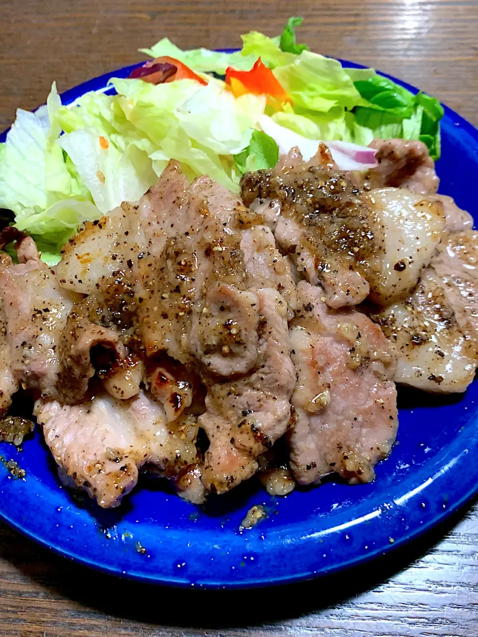 飽きもせず豚肉のからし焼き^_^|きよっさんさん