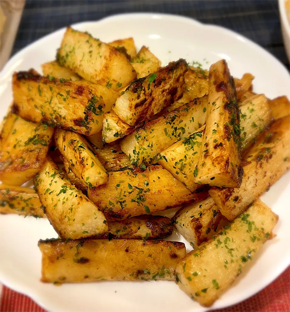 Snapdishの料理写真:フライド長芋🍟|Yoshiko Iさん