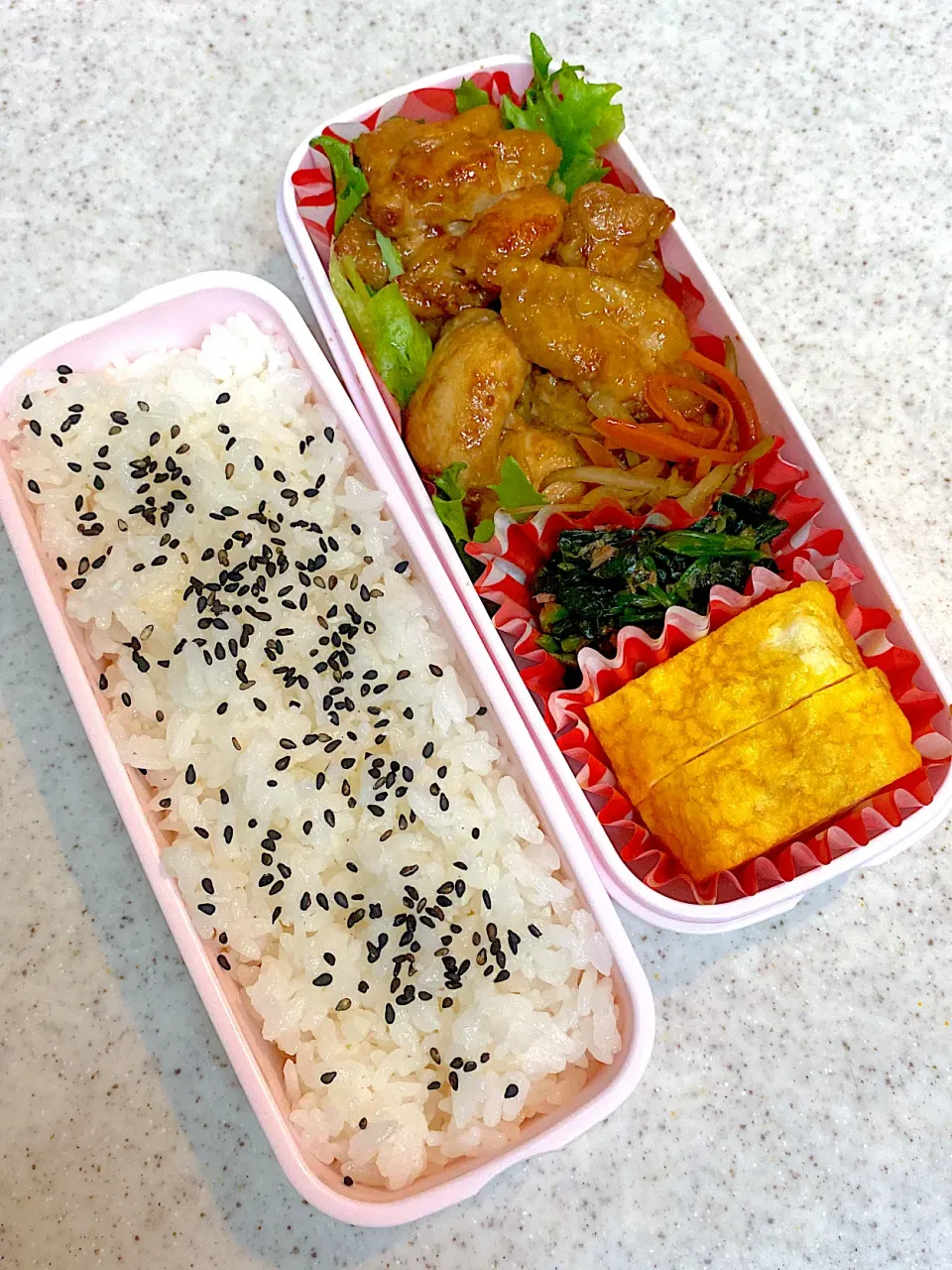 鶏肉の照り焼き　弁当|asumamaさん